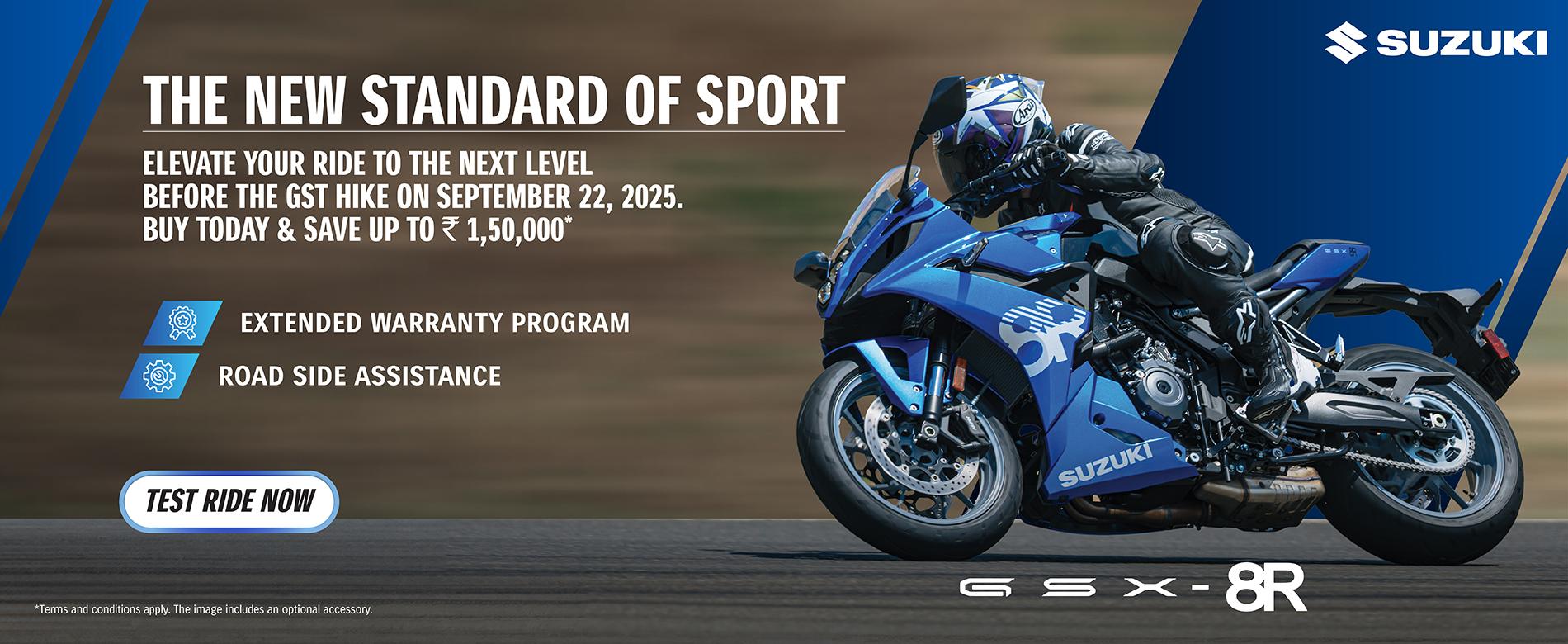 Suzuki GSX-8R Banner